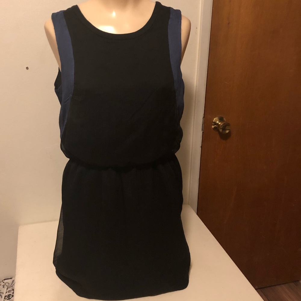 Andrew Marc NY Black/Blue Dress